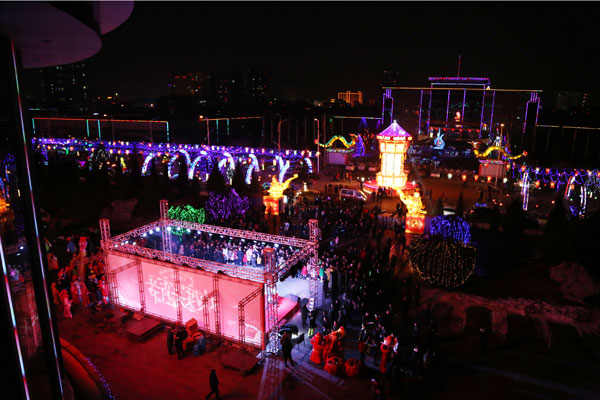 元宵夜的J9集团国际科技园