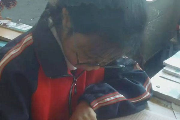 张丽（化名）高二致力进建