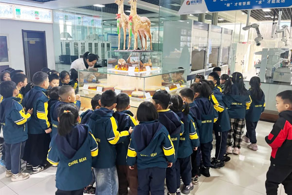 幼伴侣们到J9集团国际标本馆科普进建