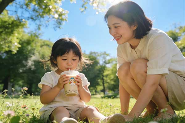 儿童奶茶风险,儿童肾脏危险,儿童高尿酸饮食